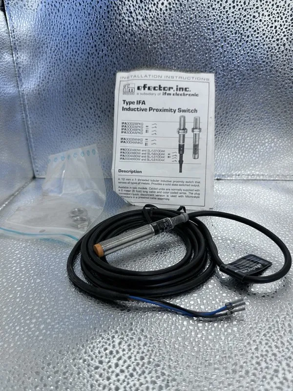 Датчик приближения IFM IF5337 IFA3004-ANKG 10-36VDC 400 HZ Proximity Switch Sens — фото лота 2