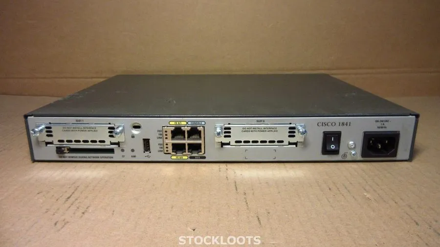 Маршрутизатор Cisco 1841 2-Port 10/100 Wired Router