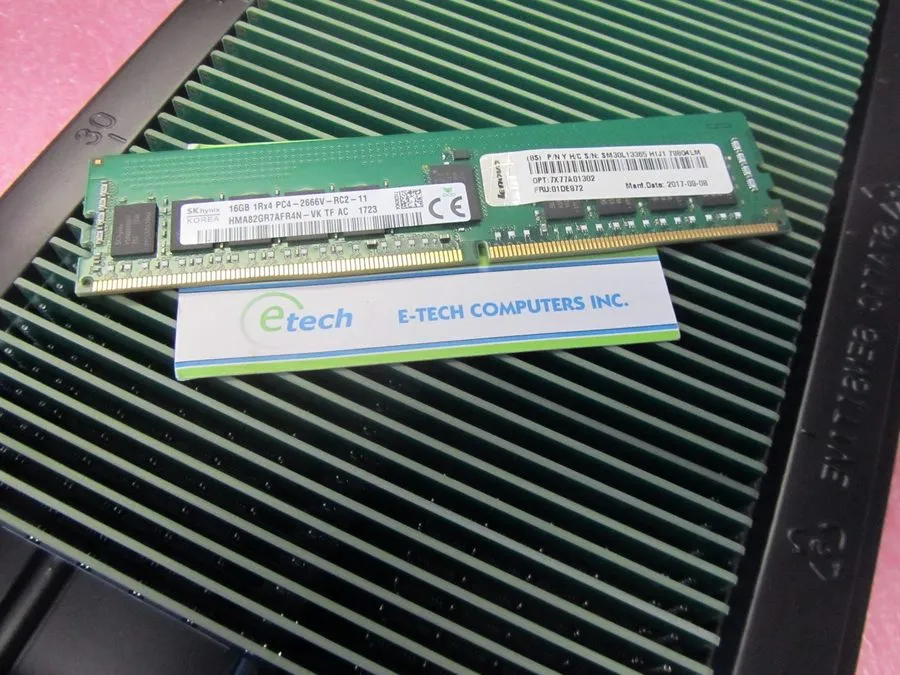 Модуль памяти 01KR354 Lenovo Compatible 16GB PC4-23400 DDR4-2933Mhz 2Rx8 1.2v EC