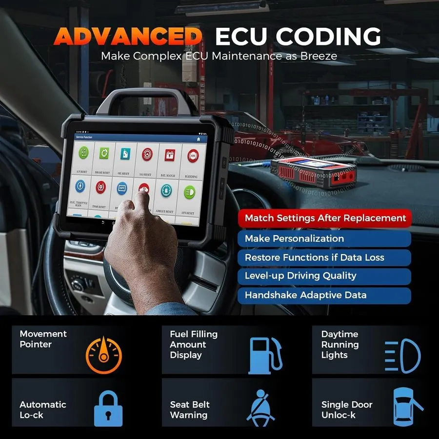 Диагностический сканер LAUNCH X431 PAD V VII X-PROG3 IMMO PLUS Diagnostic Tool K