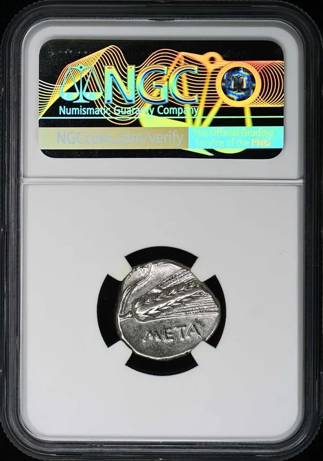 Лабораторный прибор c.330-280 BC LUCANIA, METAPONTUM AR Stater NGC VF