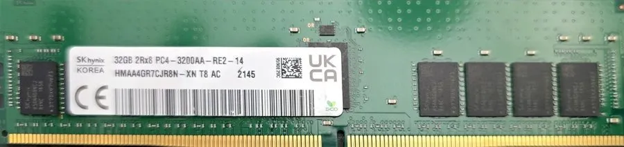Модуль памяти 32GB 2RX8 PC4-25600 (DDR4-3200) ECC RDIMM SK Hynix HMAA4GR7CJR8N-X — фото лота 2