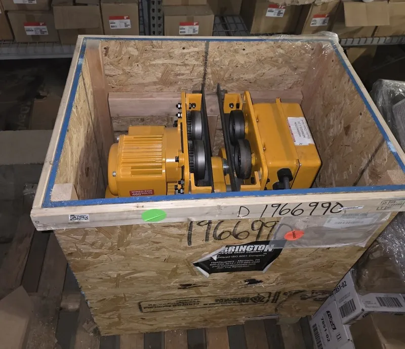 Таль HARRINGTON 2 TON ELECTRIC CHAIN HOIST, NERM020L-L-20, MOTORIZED TROLLEY