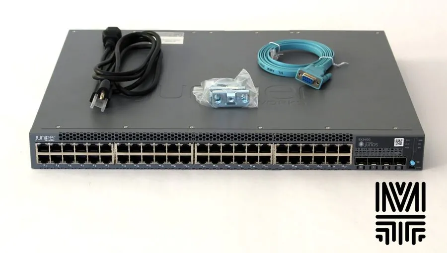 Коммутатор Juniper EX3400-48T 48 Port 4 SFP & 2 QSFP+ UPLINK GE Switch 2x JPSU-1