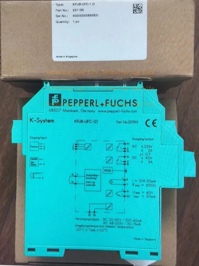 Датчик Pepperl+Fuchs KFU8-UFC-1.D Signal Isolator Safety Barrier