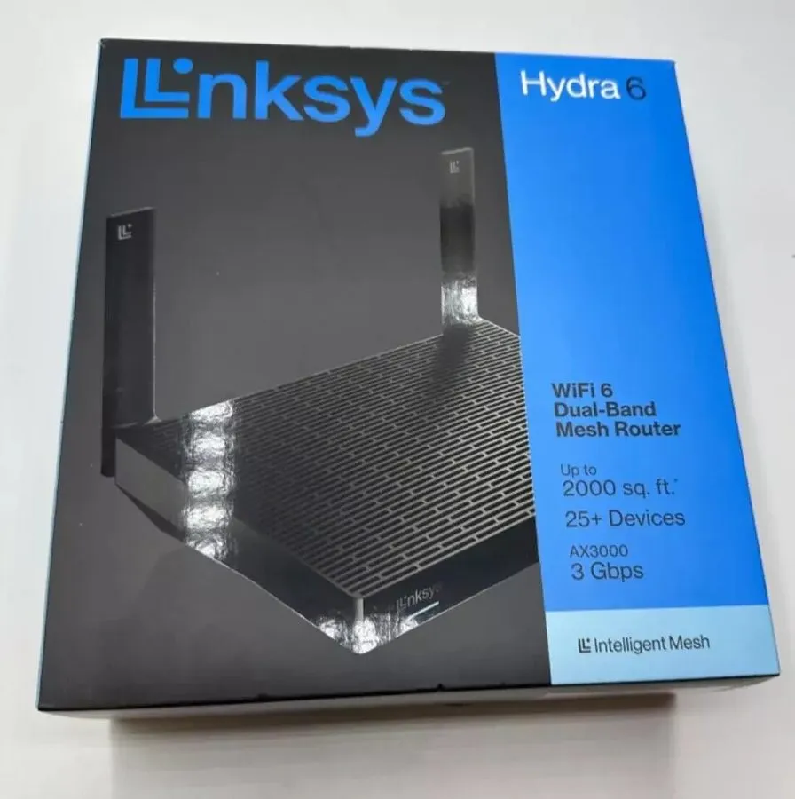 Маршрутизатор Linksys Hydra 6 WiFi 6 Dual Band Mesh Router AX3000 MR2000
