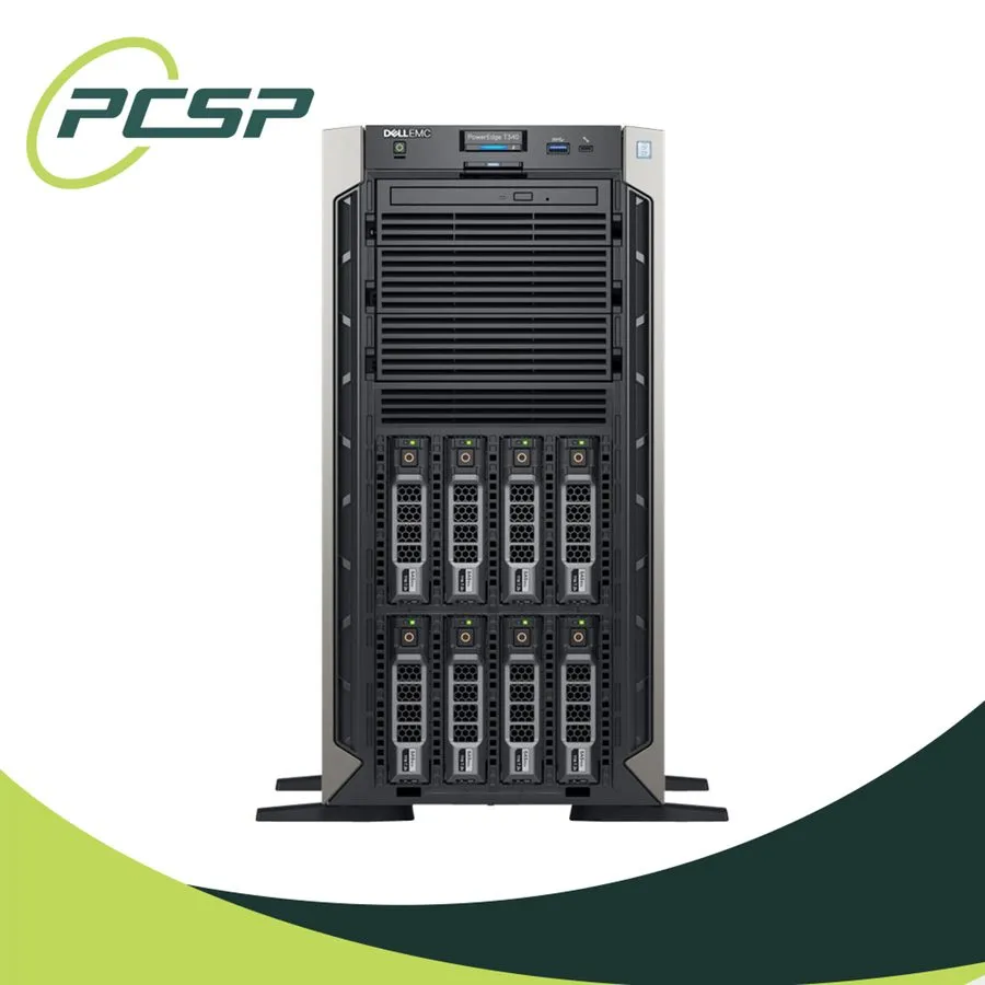 Сервер Dell PowerEdge T340 8B LFF Tower Server Xeon E-2124G 3.4GHz 16GB H330 NO