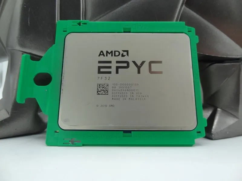 Процессор AMD EPYC 7F32 CPU processor 8 cores 16 threads 3.7GHZ up to 3.9GHZ 180