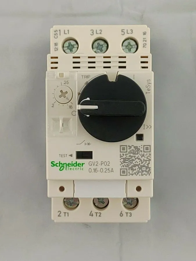Автоматический выключатель Schneider GV2P02 Circuit Breaker 0.16-0.25A