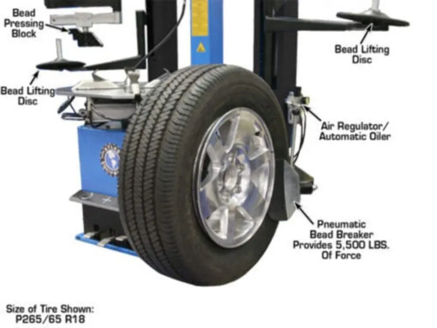 Шиномонтажный станок Atlas Automotive Equipment TC289DAA Rim Clamp Tire Changer