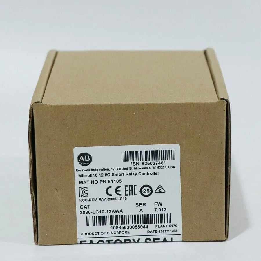 ПЛК Allen-Bradley 2080-LC10-12AWA Smart Relay Controller 100-240VAC
