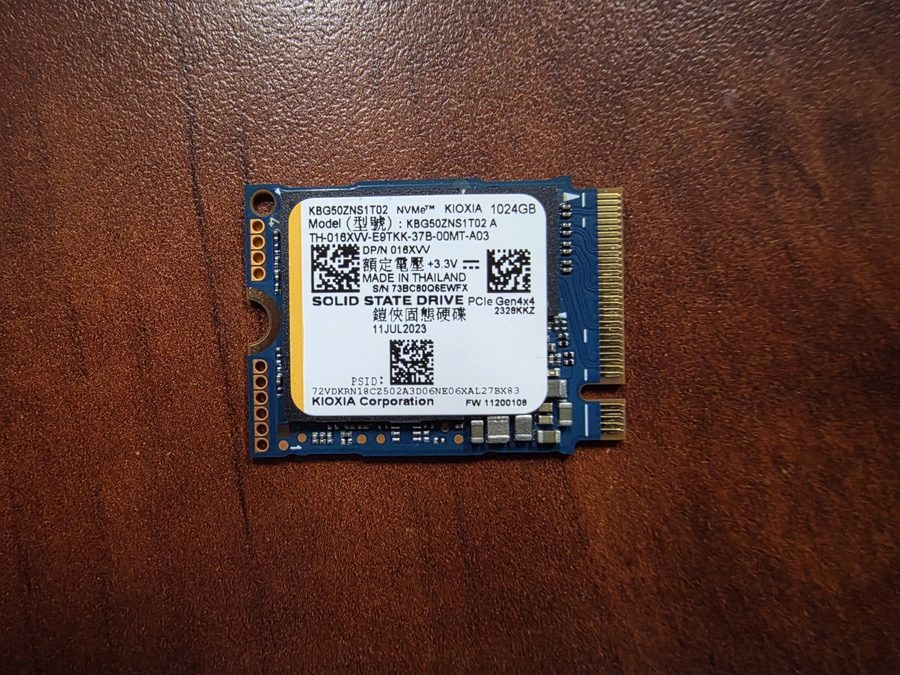 SSD-накопитель Kioxia BG5 1TB NVMe PCIe 4.0 M.2 2230 Mini SSD KBG50ZNS1T02 — фото лота 1
