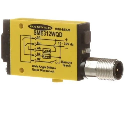 Фотоэлектрический датчик Banner SME312WQD Photoelectric Sensor Switch