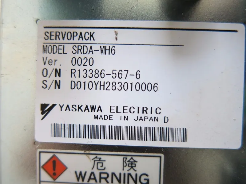 Сервопривод Yaskawa JZRCR-YSV02-11 SRDA-MH6 Servopack SRDA-C0A12A01A-E Converter