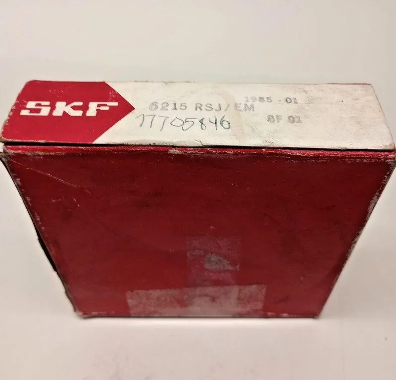 Подшипник SKF 6215-RSJ/EM Ball Bearing Single Shielded 75x130x25mm 6215-RSJ-C3 / — фото лота 1