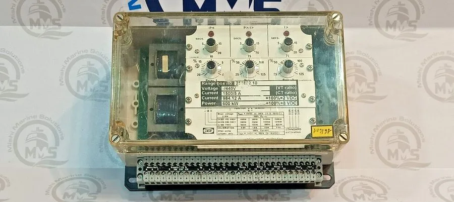 Реле защиты DEIF GEPIMAX-3NGS/2 Overload/Current Protection Relay 40-70HZ 440VAC — фото лота 1