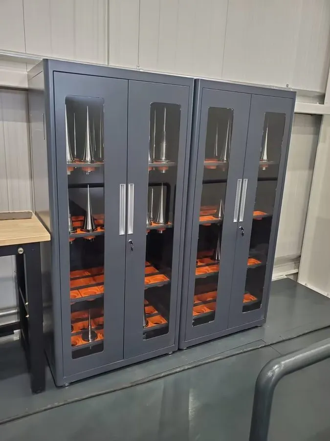 Режущий инструмент CNC Tool Storage Cabinet bt40 Tool Holder with Drawer Gray CA — фото лота 2