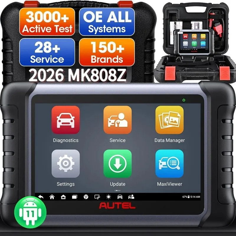 Диагностический сканер AUTEL MK808Z Auto OBD2 Scanner Bidirectional Active Test 