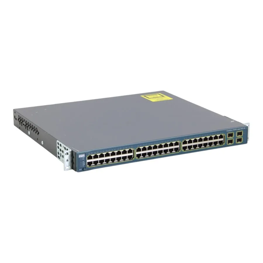 Коммутатор Cisco WS-C3560G-48PS-S 48-Port Gigabit PoE Managed Switch 4 SFP 1U Ra
