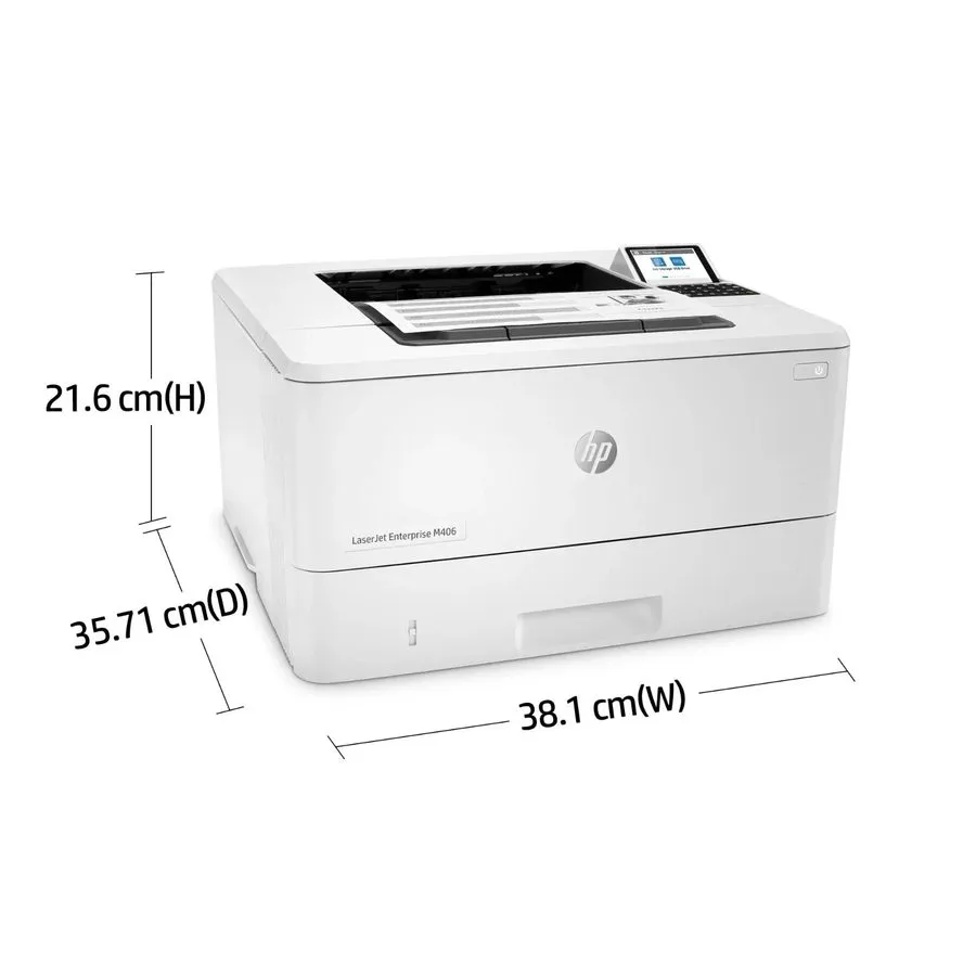 Лазерный принтер HP LaserJet Enterprise M406dn Desktop Laser Printer Monochrome,