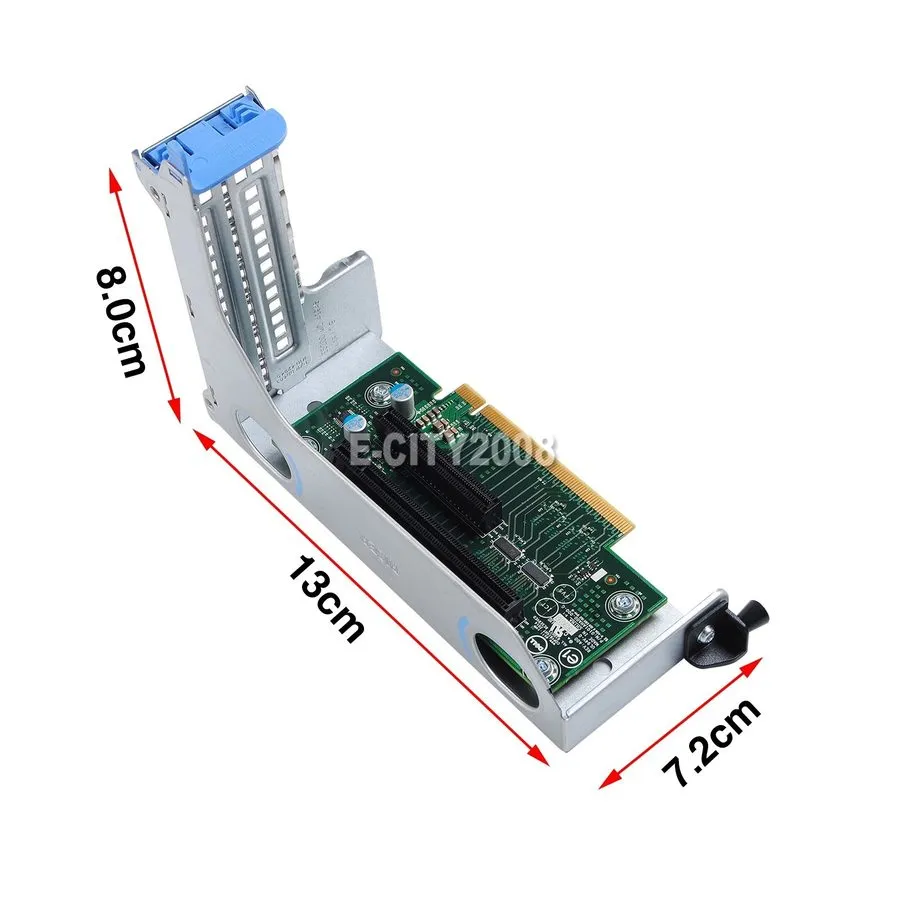 Райзер-плата RISER CARD & BRACKET SLOT 2 PCIe X16 DELL POWEREDGE R530 SERVER KGP — фото лота 1