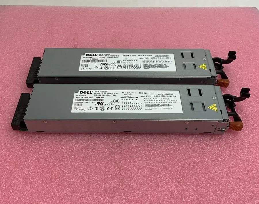 Блок питания Dell PowerEdge UX459 7001080-Y000 670W Power Supply — фото лота 1