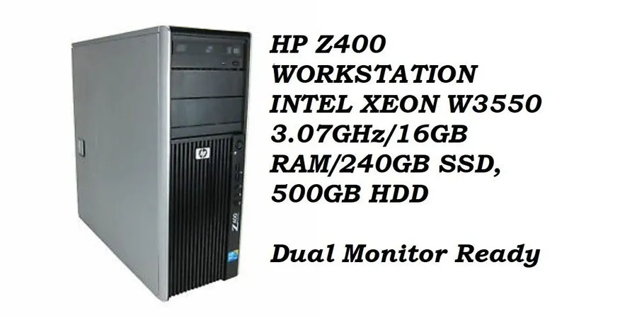 Жёсткий диск HP Z400 Workstation Quad Core Xeon W3550 3.07 GHz 6GB 500GB (Window