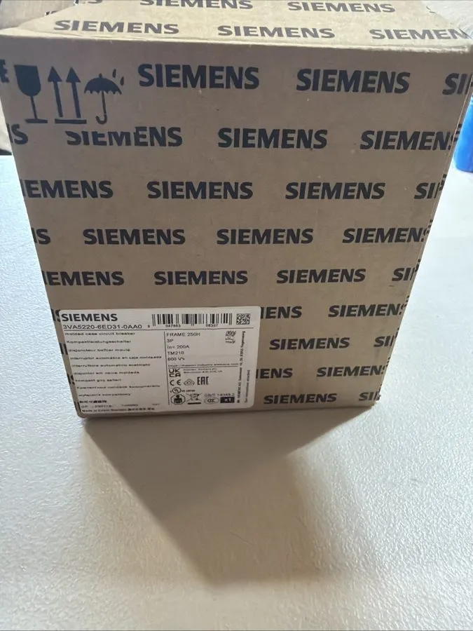 Автоматический выключатель Siemens 3VA5220-6ED31-0AA0 200A 600V Circuit breaker