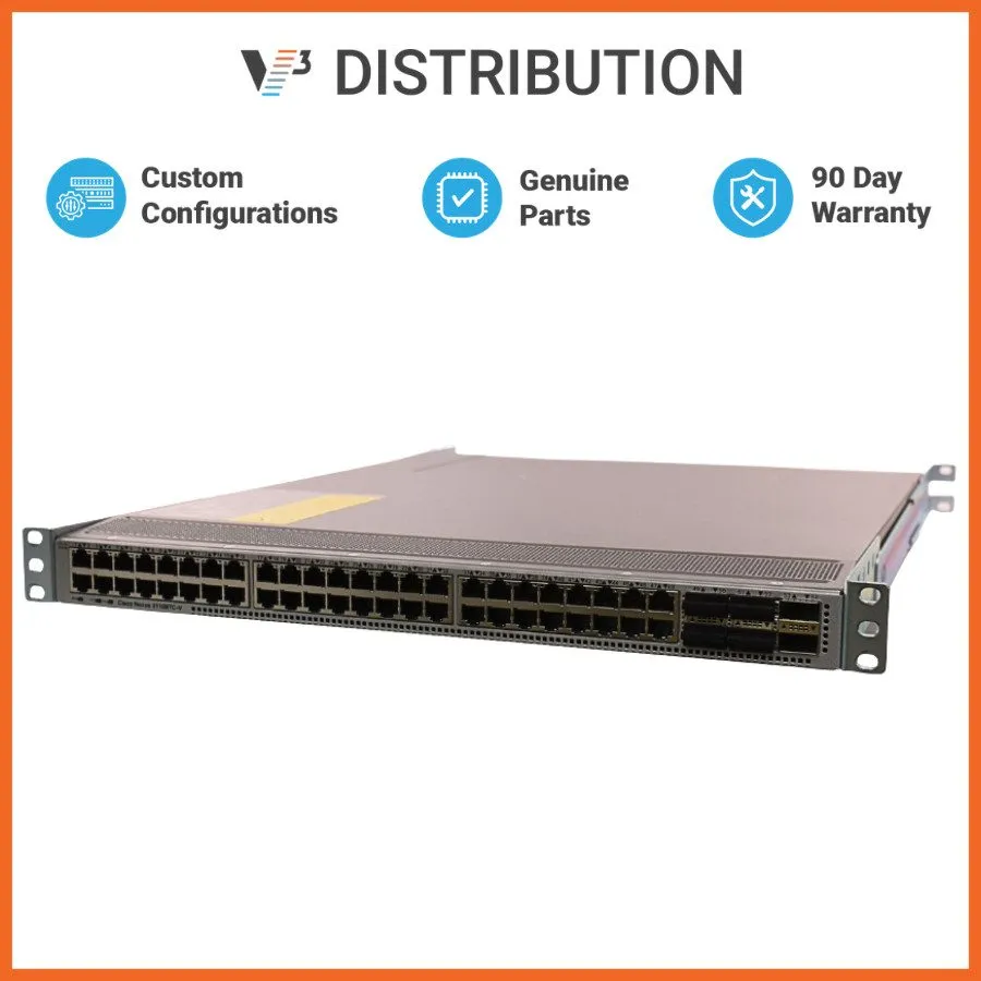 Коммутатор Cisco N3K-C31108TC-V 48-Port 10Gbase-T RJ45 6 QSFP28 & Dual AC *1-YEA