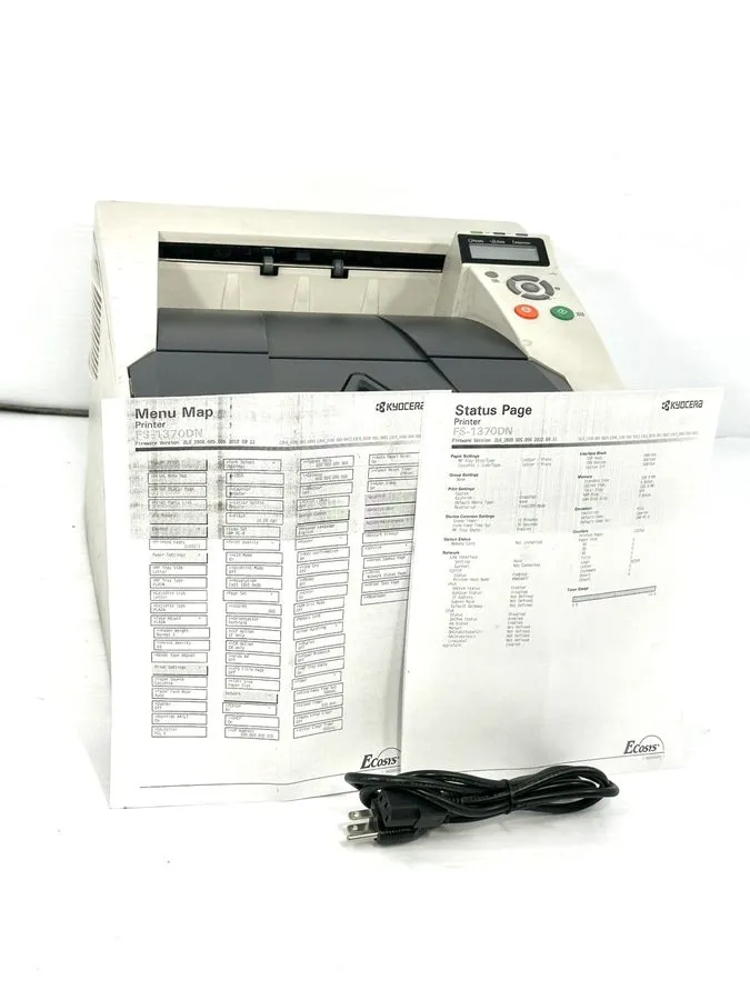Принтер Kyocera Mita Ecosys Fs-1370DN Laser Workgroup Printer ONLY 10,407 PAGES — фото лота 2