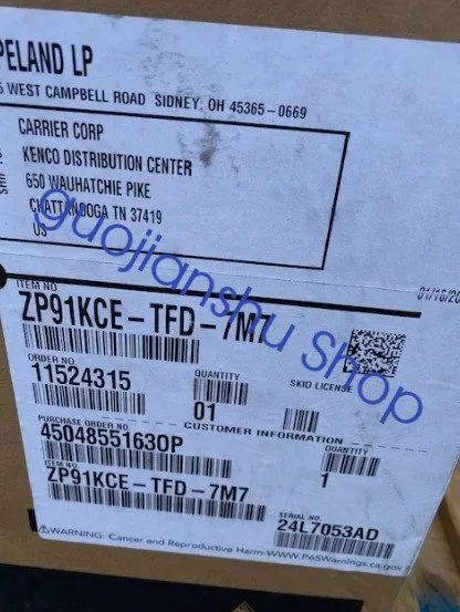 Компрессор COPELAND SCROLL ZP91KCE-TFD-7M7 Air Compressor
