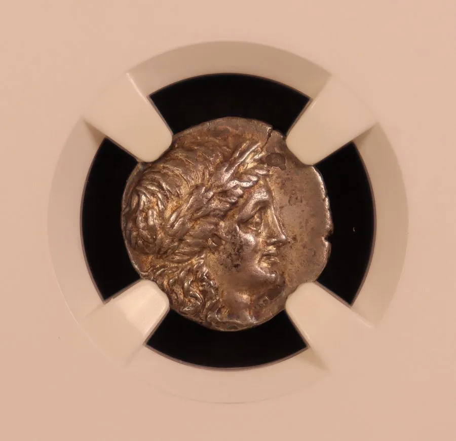 Лабораторный прибор Ionia, Miletus AR Drachm "Apollo & Lion" 4th-3rd Century BC