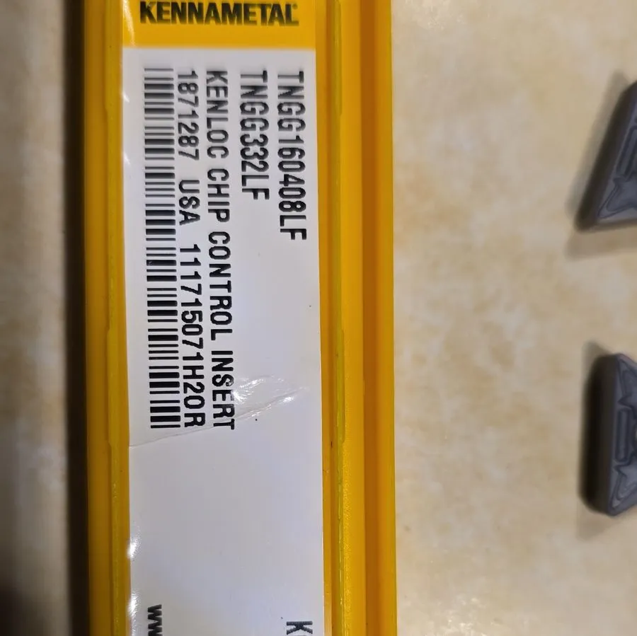 Режущий инструмент Kennametal TNMG 160404LF KC5010 Carbide Indexable Turning Ins — фото лота 2