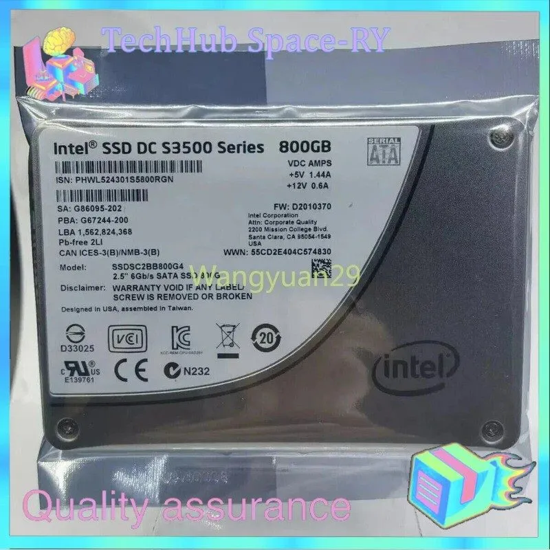 SSD-накопитель Intel DC S3500 800GB SSD 2.5" SATA 6Gb/s Solid State Drive SSDSC2
