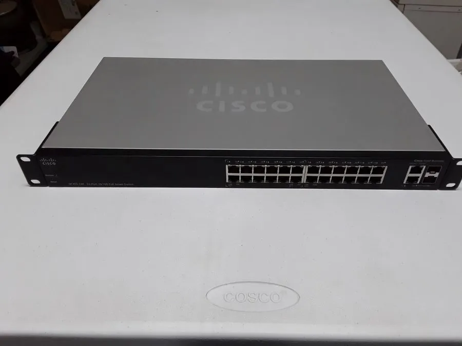 Коммутатор Cisco SF200-24FP-NA 24PORT 10/100 Smart Switch POE 180W — фото лота 1