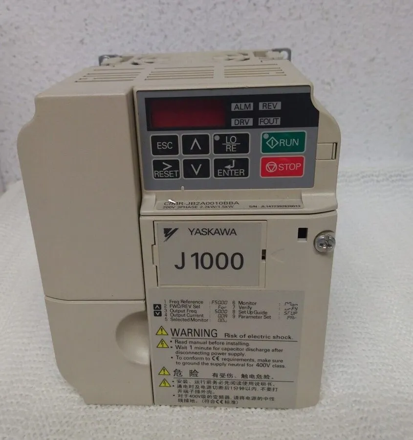 Частотный преобразователь YASKAWA J1000 Inverter CIMR-JB2A0010BBA