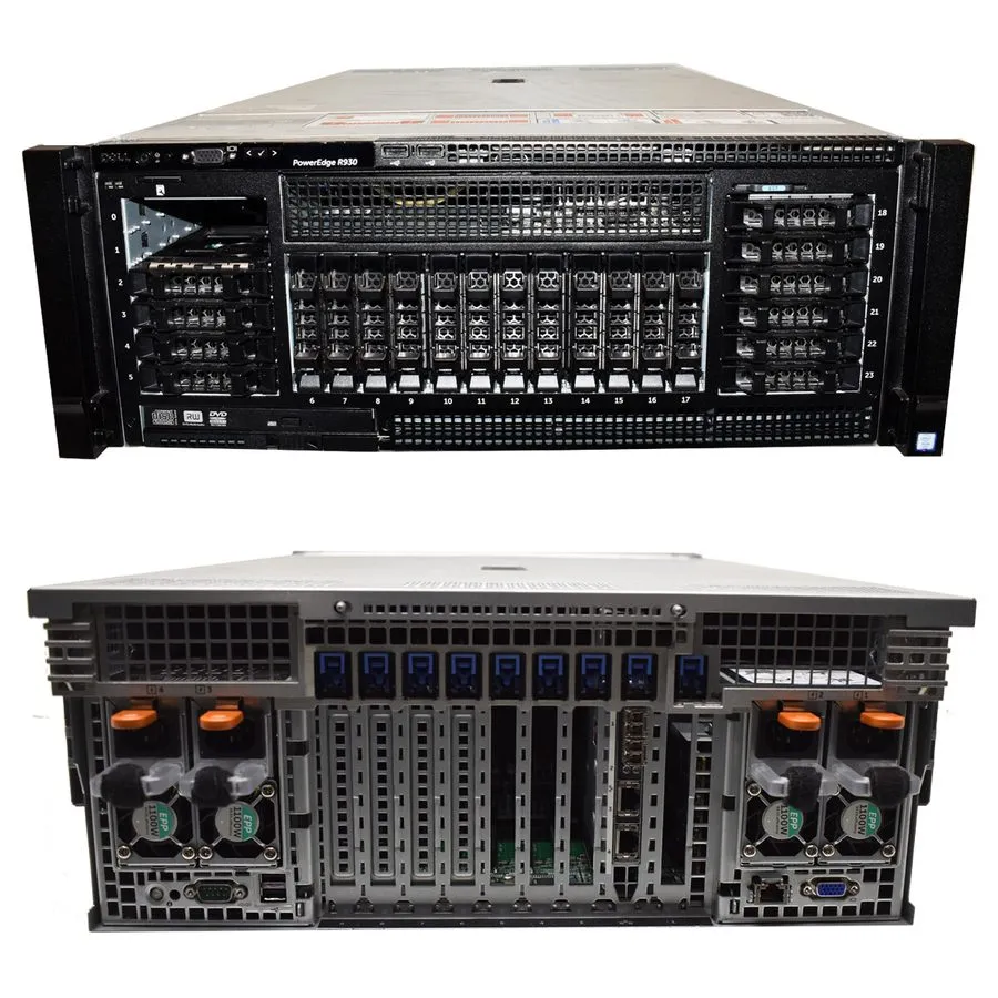 Процессор Dell PowerEdge R930 Server 4x E7-4820 V3 10-Core 0 RAM PERC H730p 24x