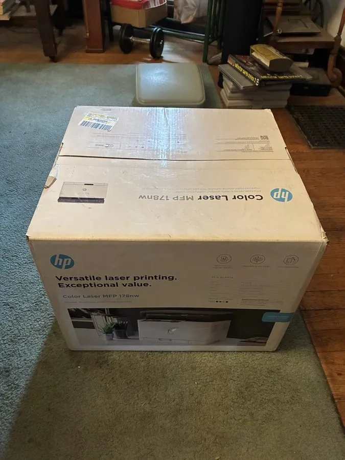 Лазерный принтер Hewlett Packard HP Laser jet Laserjet MFP178NW Printer — фото лота 1