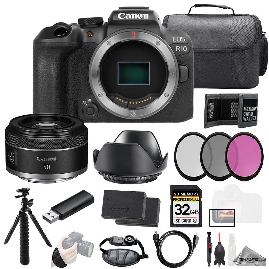 Объектив Canon EOS R8 + RF 24-105mm f/4L IS USM Lens+32GB+Ext Bat+ Filter-Kit