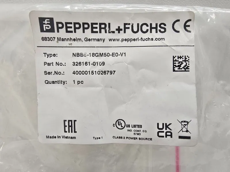 Датчик приближения Pepperl+Fuchs NBB5-18GM50-E0-V1 Sensor&Proximity Switch