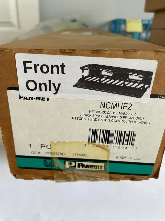 Кабель Panduit Pan-Net NCMHF2 NETMANAGER HORIZONTAL CABLE MGR 19" FRONT 2RU