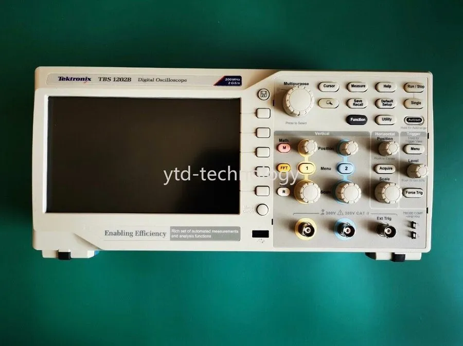 Осциллограф Tektronix TBS1202B Digital Oscilloscope, 2 Channel, 200 MHz 2GS/s