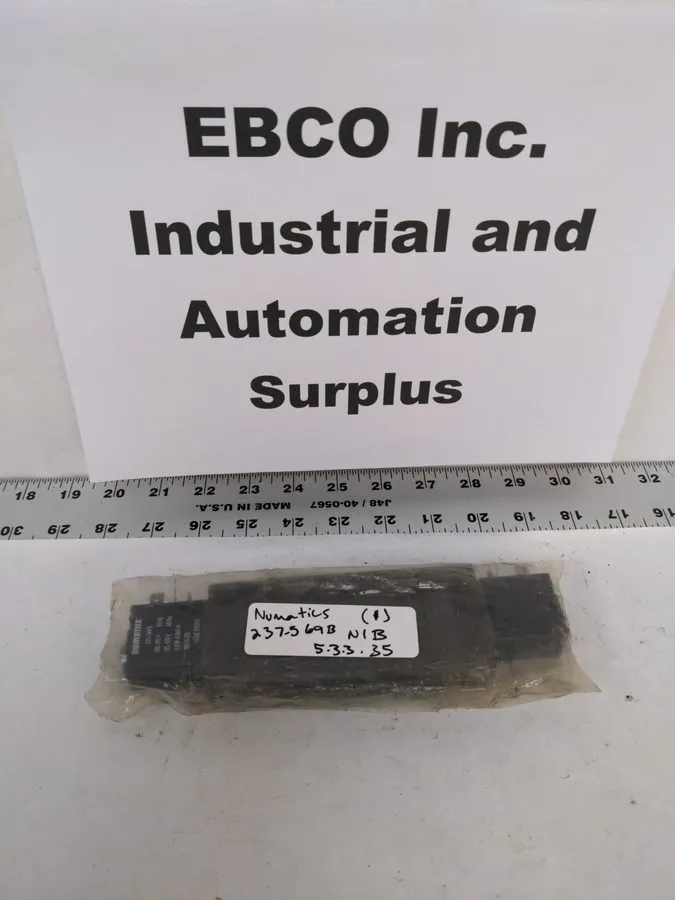 Пневмооборудование 2- NUMATICS 237-569B PNEUMATIC VALVE AND MANIFOLD