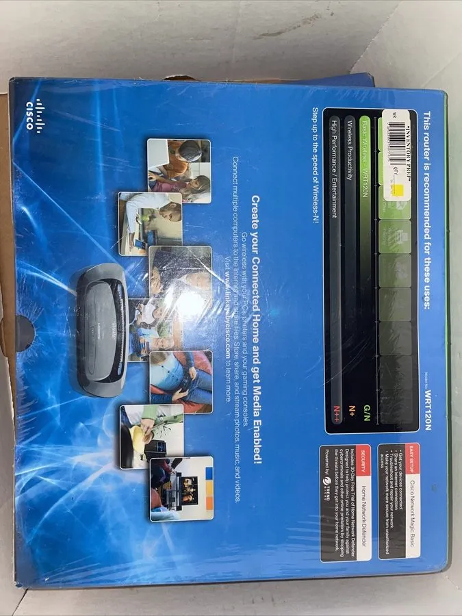 Маршрутизатор Linksys WRT120N 150 Mbps 4-Port 10/100 Wireless N Router