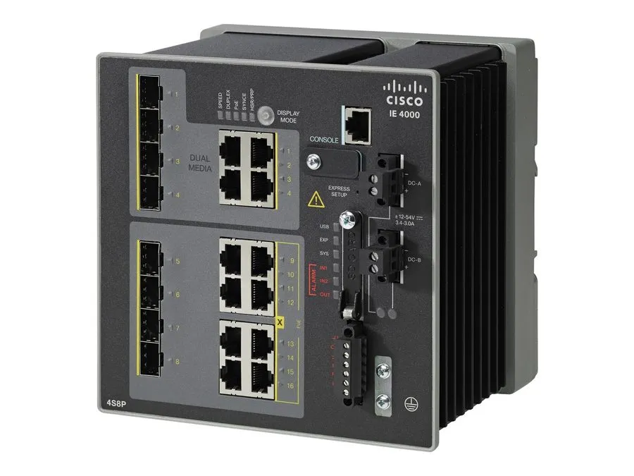 Коммутатор Cisco IE-4000-4S8P4G-E Switch