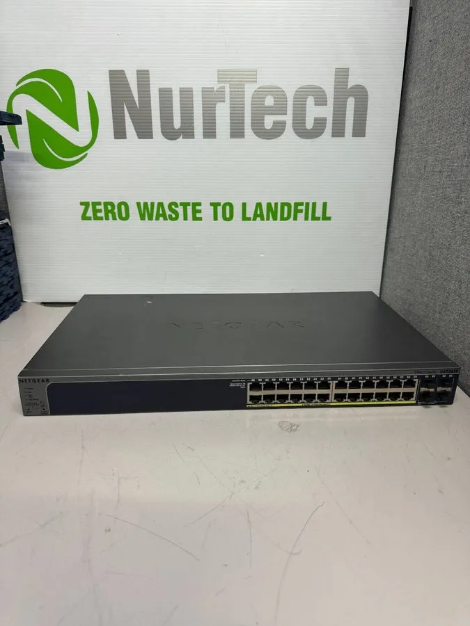 Коммутатор NETGEAR GS728TP Pro 24 Port Gigabit Smart PoE+ Switch 190W 4x SFP GS7
