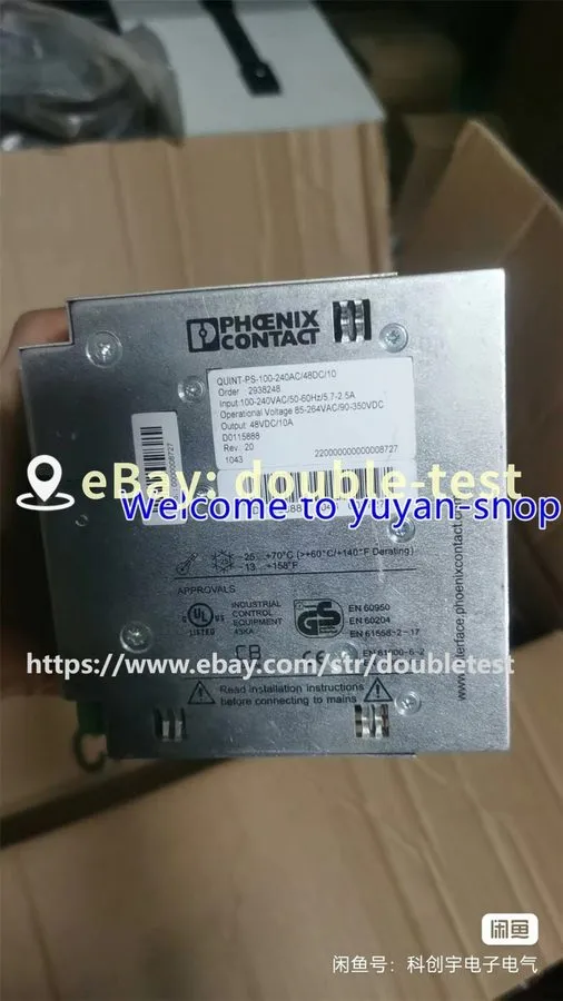 Блок питания PHOENIX CONTACT QUINT-PS-100-240AC/48DC/10 2938248 Power Supply