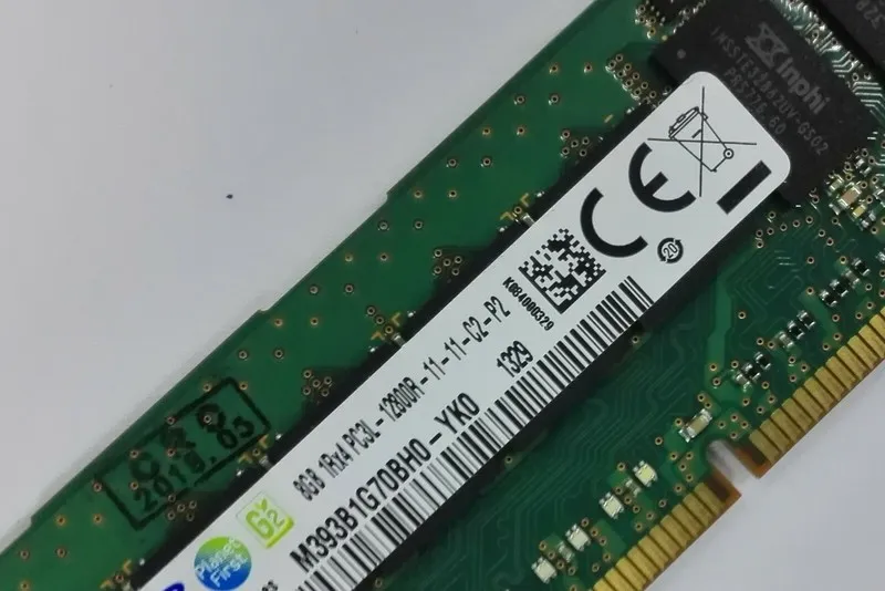 Модуль памяти Samsung M393B1G70BH0-YK0 8GB 1RX4 PC3L-12800R DDR3 ECC RDIMM RAM