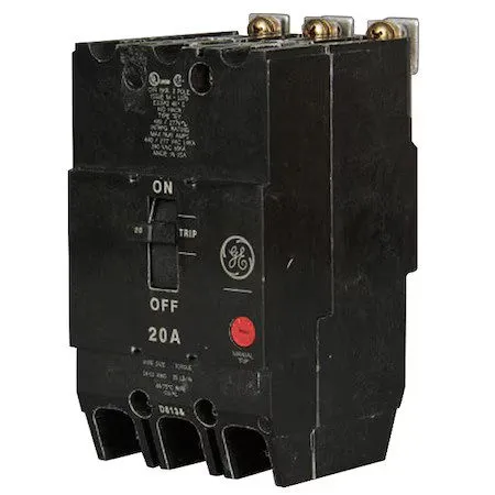 Автоматический выключатель TEYF345 General Electric 45A 480V 3 Pole Molded Case 