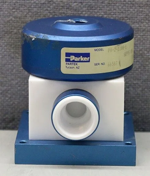 Пневмоклапан Parker PV-2-1188-E Miniature Pneumatic Diaphragm Valve — фото лота 1